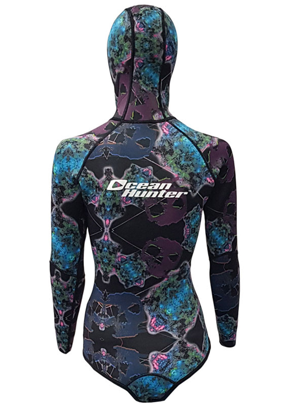 Ocean Hunter Women's Artemis 5mm Open Cell Wetsuit Jacket - Premium Neoprene Scuba Diving Gear for Cold Water Surfing & Spearfishing