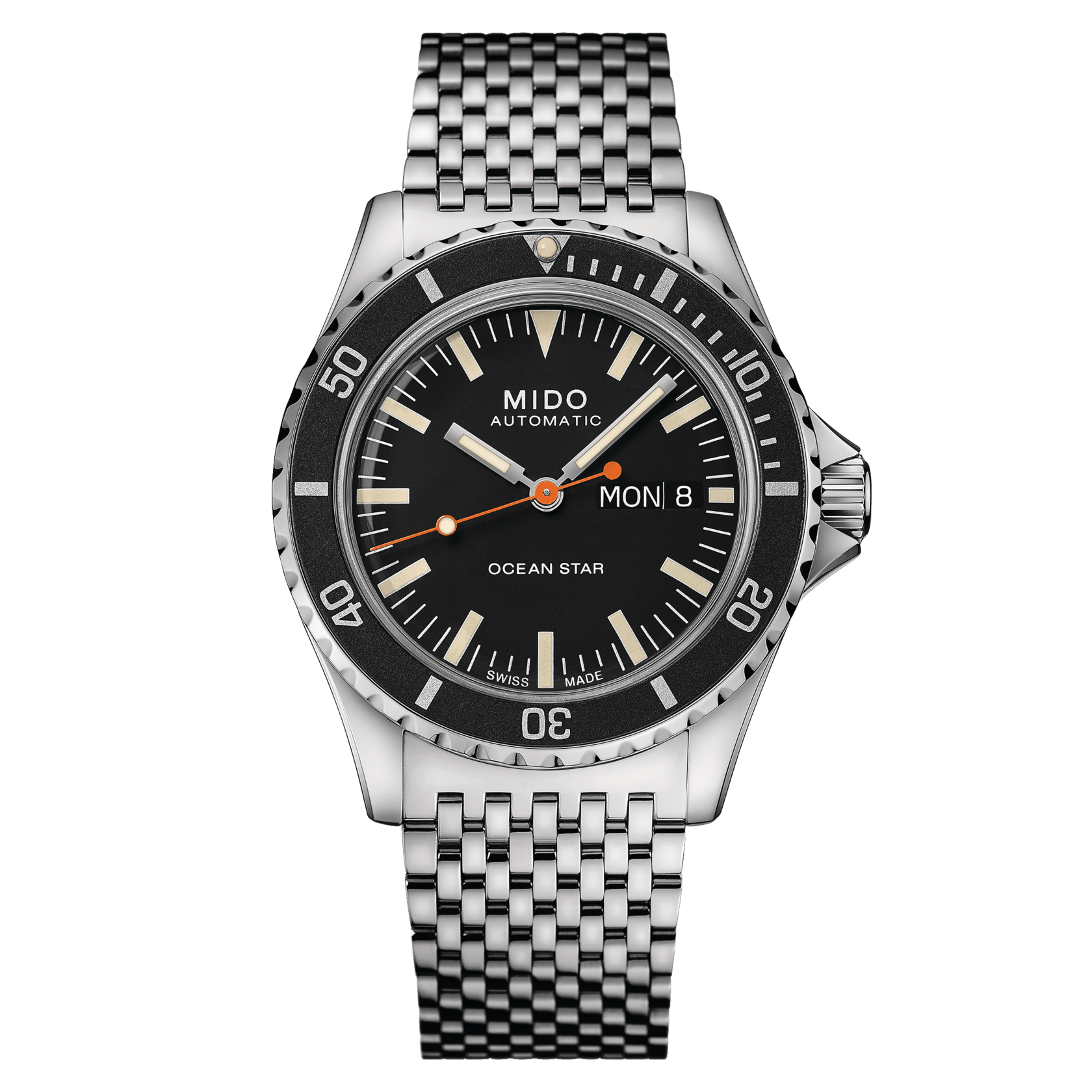 Mido Ocean Star Tribute Special Edition Men's Watch - Black Dial Automatic Diver Watch 200M Waterproof M0268301105100 | Luxury Dive Watch for Men, Perfect for Swimming, Snorkeling & Everyday Wear