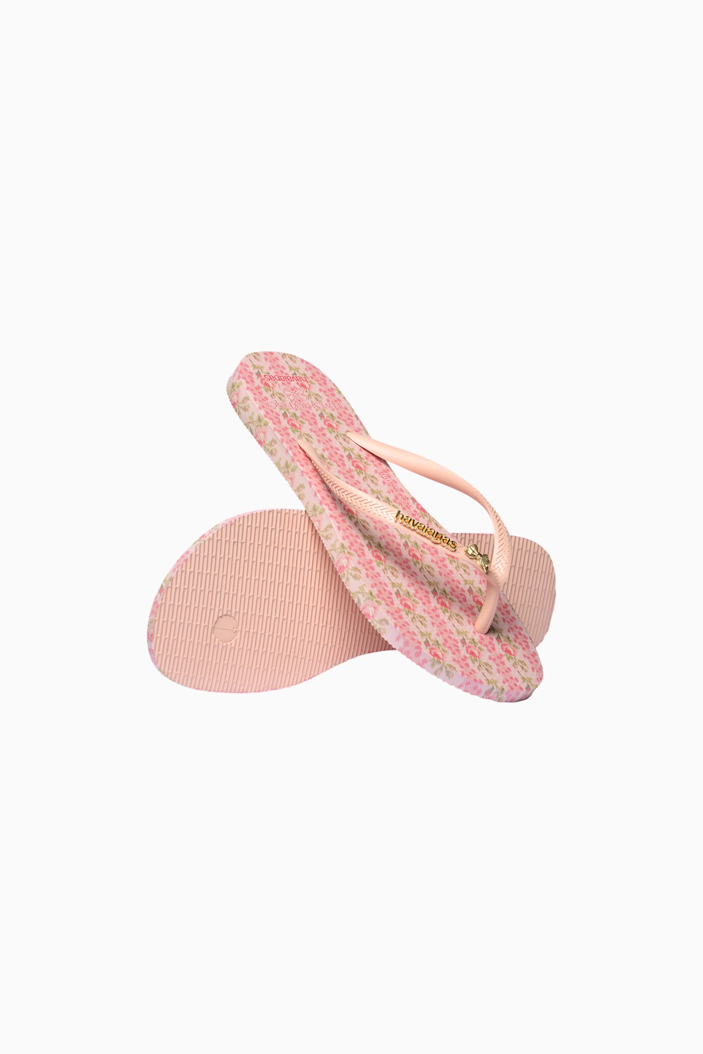 LoveShackFancy x Havaianas Girls Strawberry Macaroon Flip Flops - Cute Summer Sandals for Kids, Beach & Pool Slides, Comfortable Casual Footwear for Girls