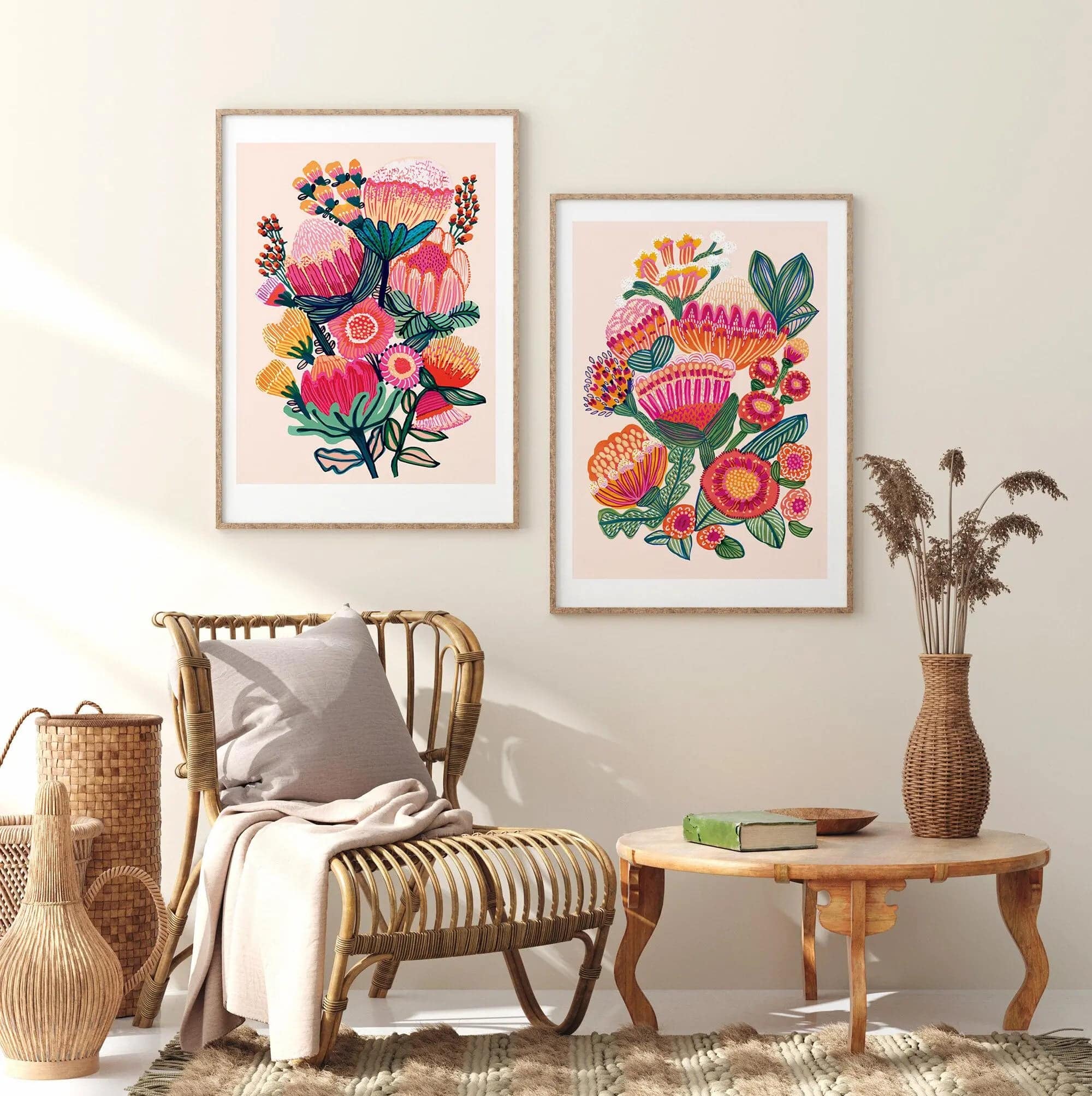Australian Native Flowers Wall Art Prints - Stunning Floral Decor for Home & Office | Perfect for Living Room, Bedroom & Gifts