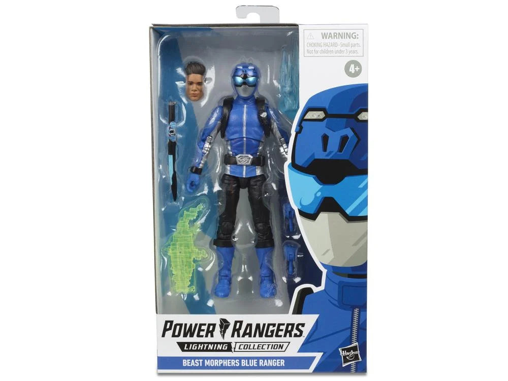 Power Rangers Beast Morphers Lightning Collection Blue Ranger Action Figure - Collectible Toy for Kids & Fans - Perfect for Display, Play & Gifts