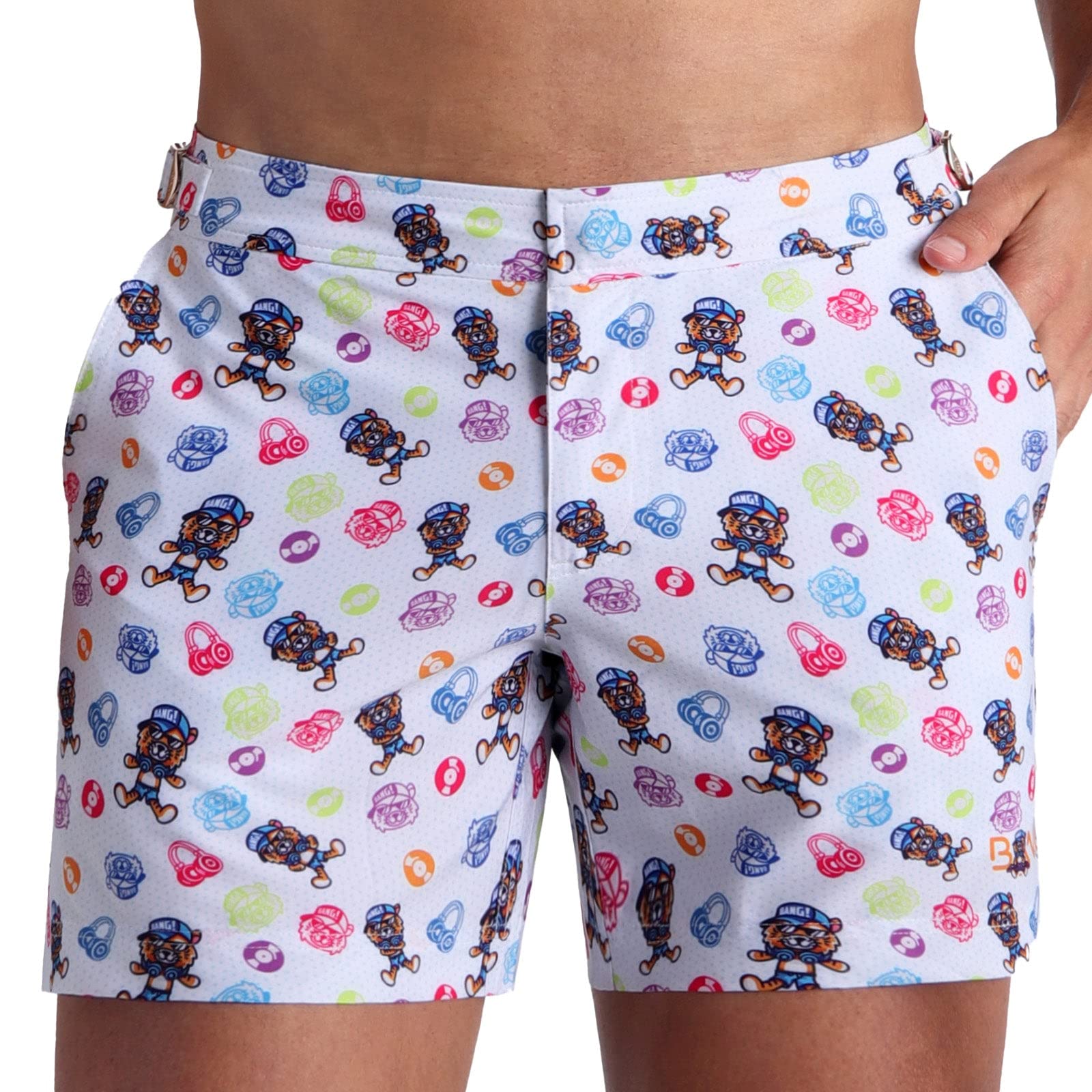 Bang Men's Swimwear - Quick Dry Stretch Swim Trunks with Adjustable Waistband - Perfect for Beach, Pool & Water Sports | Comfortable Tailored Swim Shorts for Men