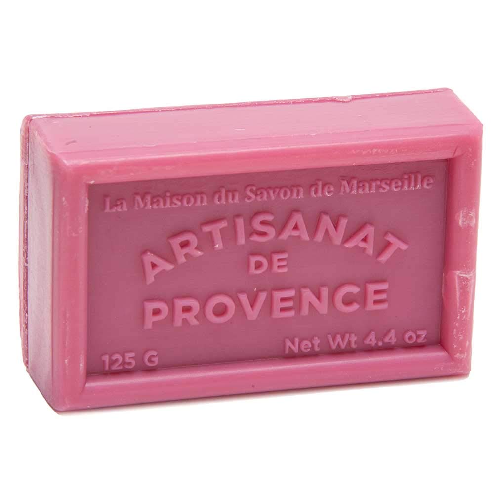 Organic Shea Butter French Marseille Soap - 125g Bar with Grandmother's Fragrance (Mamie) - Handmade in France for Sensitive Skin & Luxury Bathing Experience