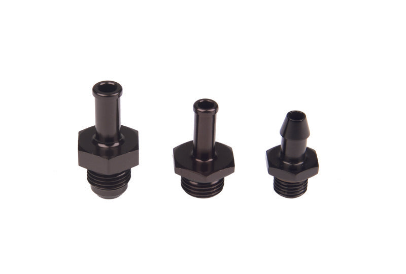 Aeromotive AN 06 O-Ring Boss to 7mm Hose Barb Adapter Fitting - High Performance Fuel & Oil Line Connector for Automotive, Racing & Marine Applications