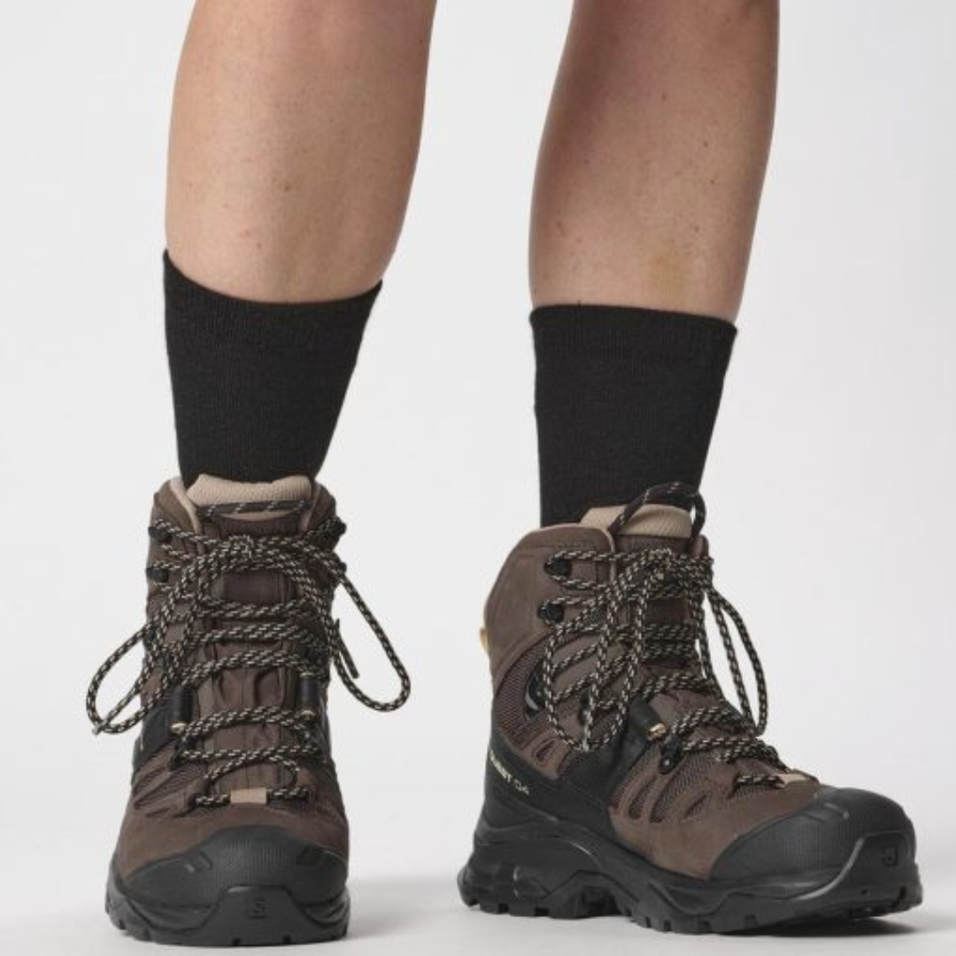 Salomon Evasion Crew 2 Pack Hiking Socks - Moisture Wicking & Cushioned for Outdoor Adventures (LC2083800) - Perfect for Hiking, Trekking and Mountain Climbing