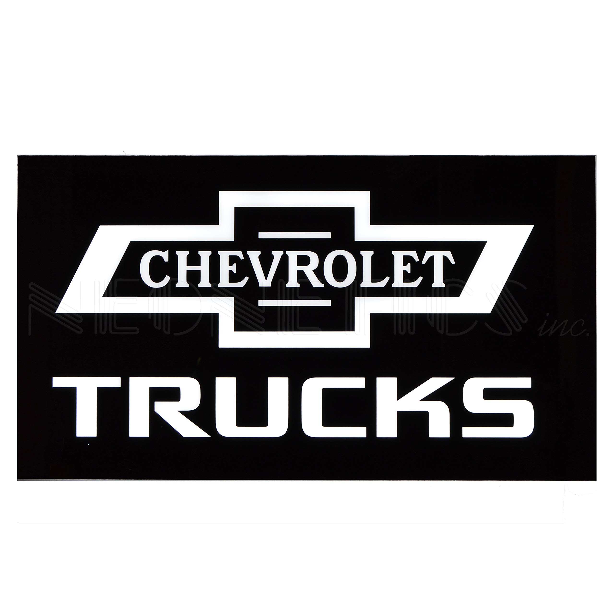 Chevy Trucks Ultra Slim LED Wall Light Sign - 21