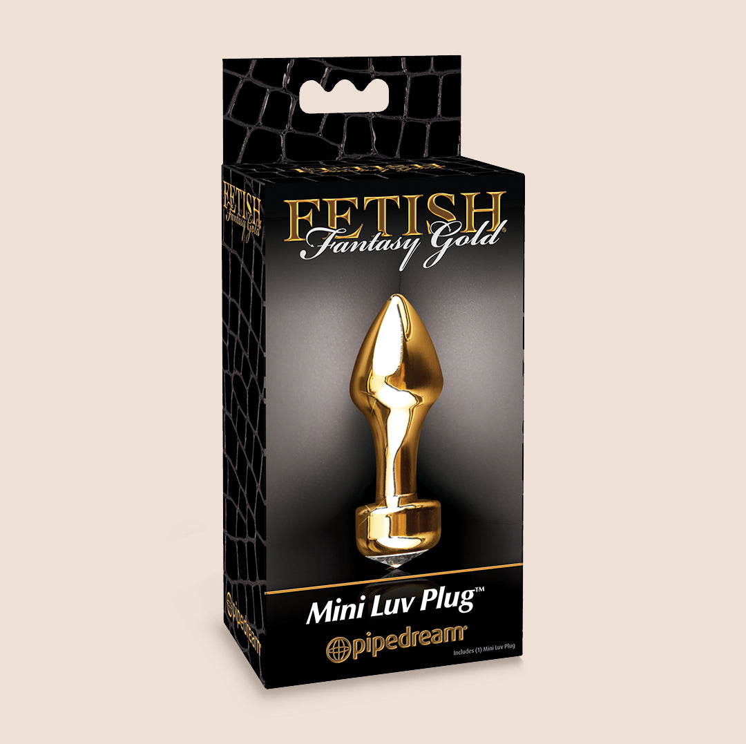 Fetish Fantasy Gold Mini Love Plug - Sensual Adult Toy for Couples & Solo Play - Perfect for Spicing Up Your Intimate Moments