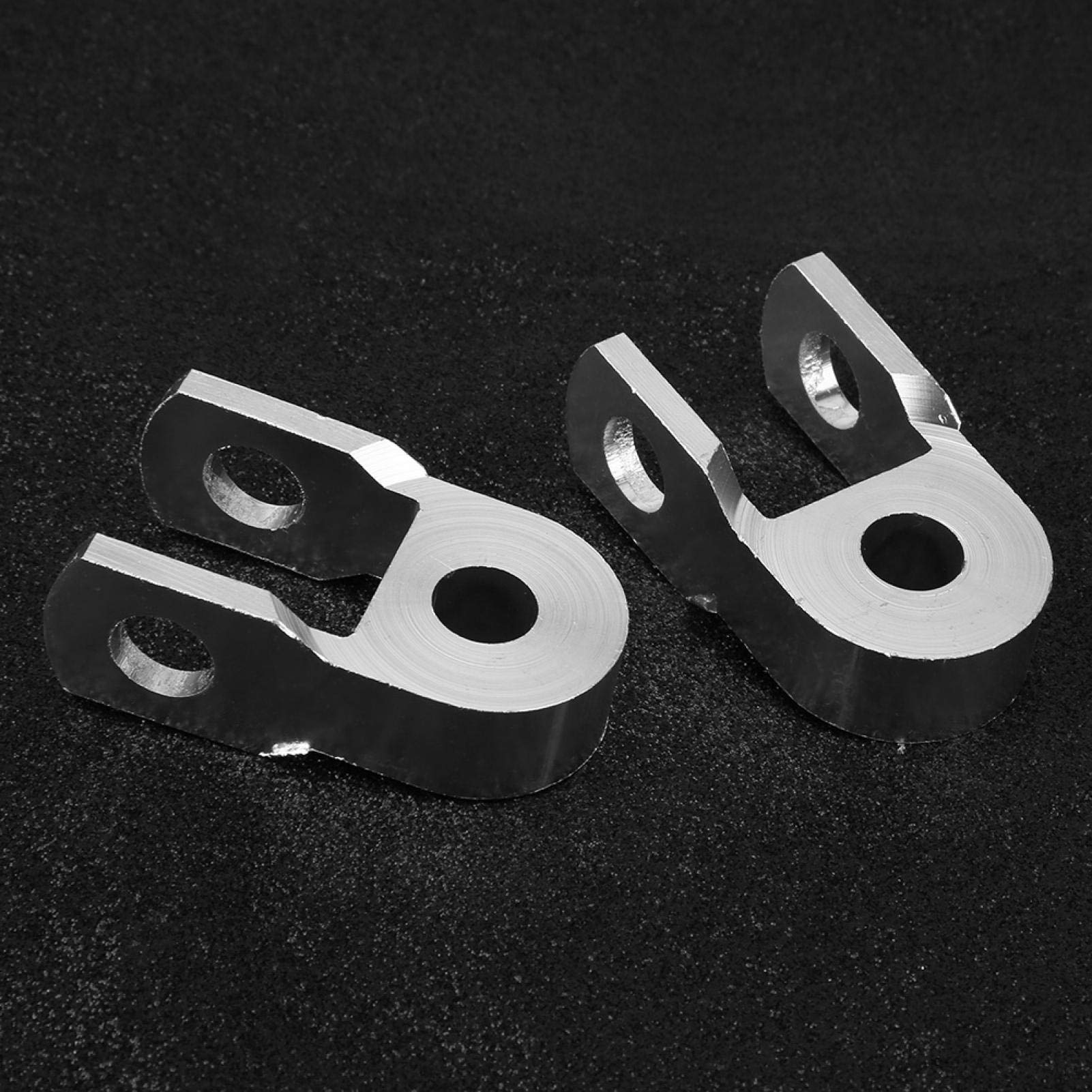 Universal Motorcycle Shock Riser - 2pcs 3cm Rear Shock Absorber for Height Extension & Modification (Silver) - Perfect for Off-Road & Custom Bikes