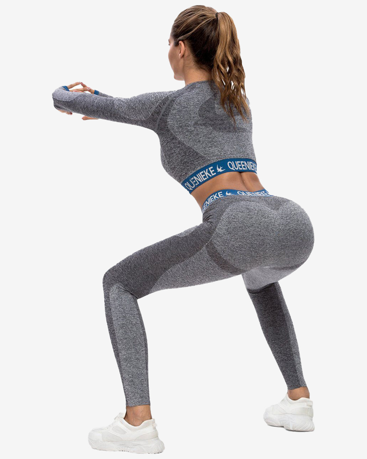 High Waist Seamless Sports Leggings for Women - Breathable Workout Yoga Pants with Pockets - Perfect for Running, Gym, Fitness & Lounge Wear