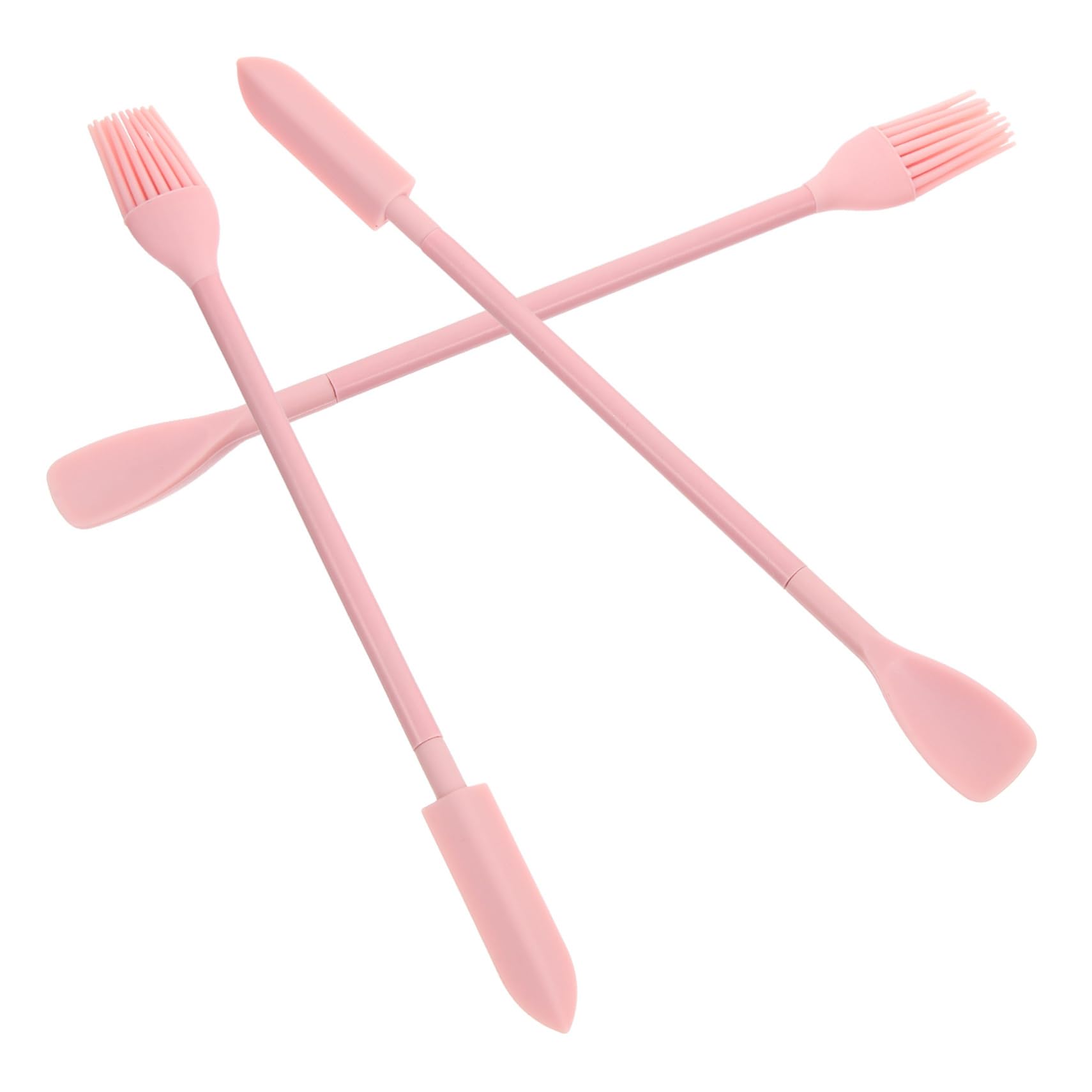 Retractable Makeup Spatula Set - Pink Mini Cosmetic Scoop for Lotion, Cream & Skincare - Perfect for Travel, Salon & Home Use