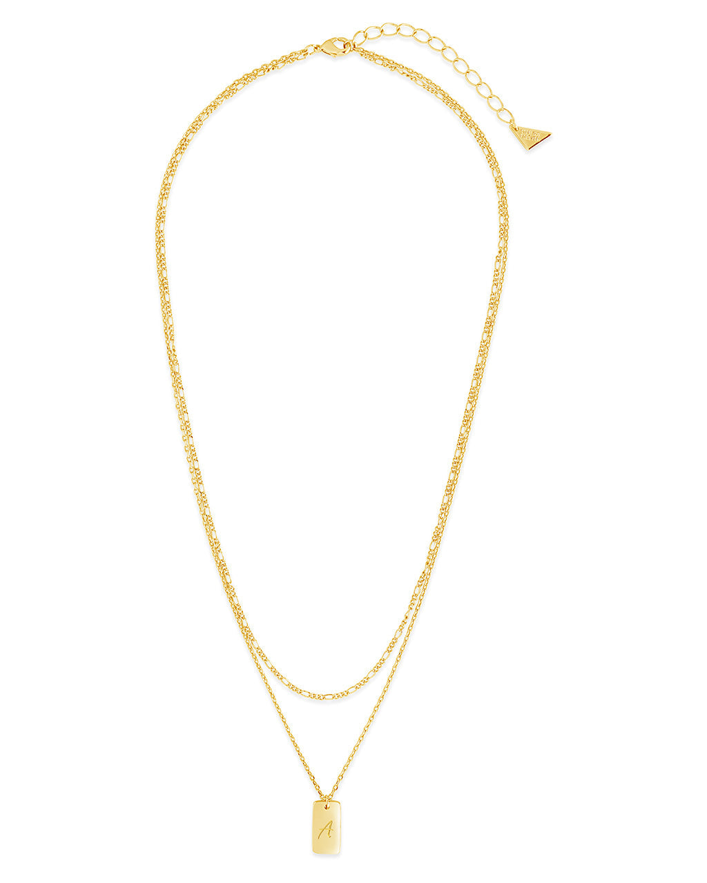 Layered Chain Necklace for Women - Initial Pendant Necklace, Dainty Gold & Silver Jewelry Gift for Her - Perfect for Everyday Wear, Date Night & Special Occasions