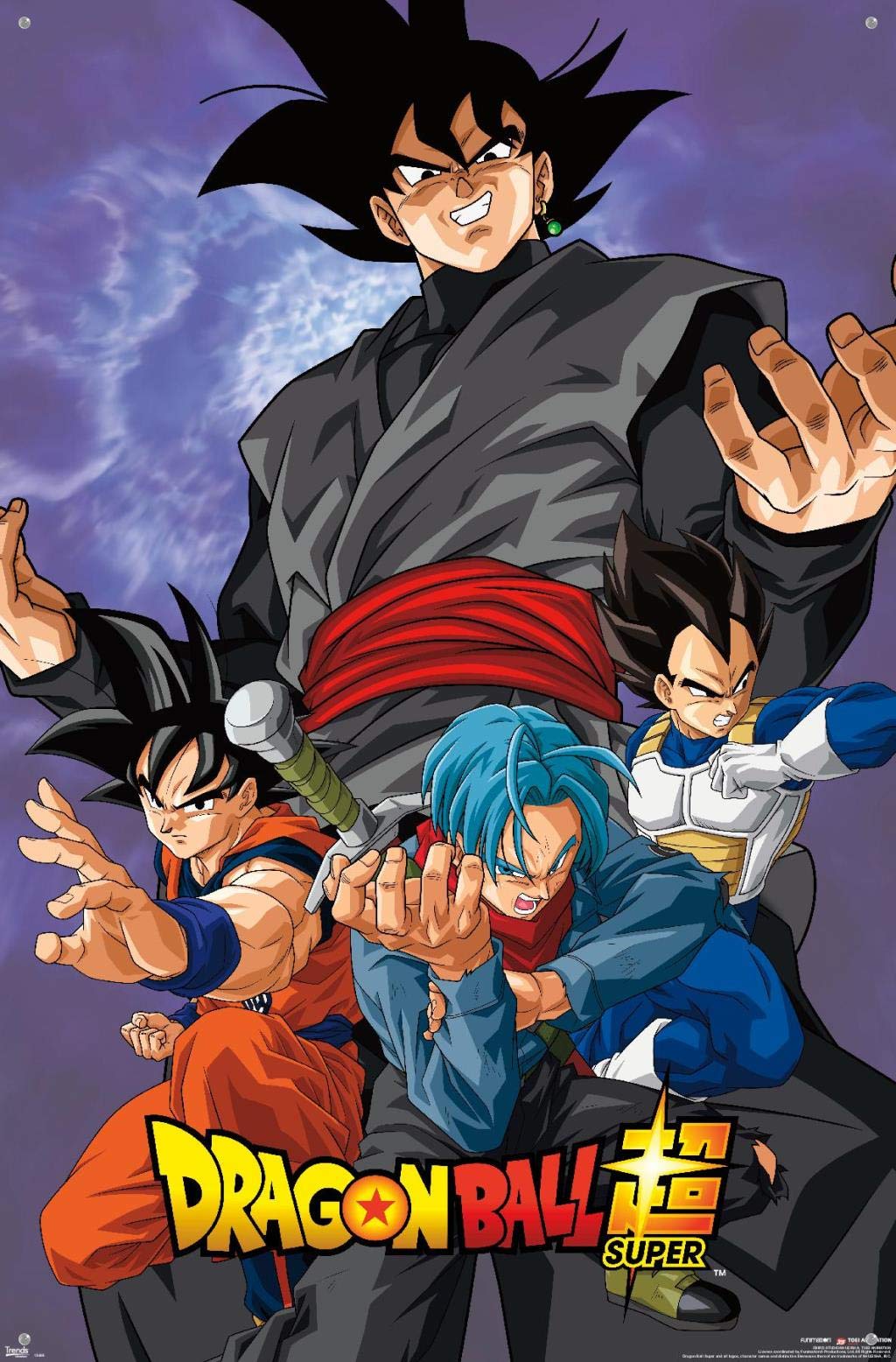 Dragon Ball Super Villain Wall Poster with Push Pins - Anime Decor for Bedroom, Office & Game Room | Perfect Gift for Anime Fans