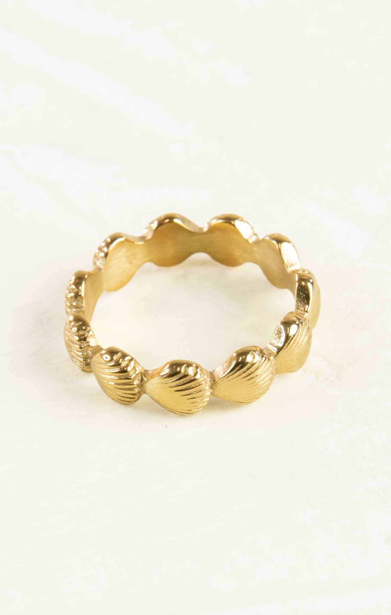 Elegant Scallop Shell Ring - Handmade Boho Beach Jewelry for Women - Perfect for Summer Vacations, Weddings & Coastal Fashion