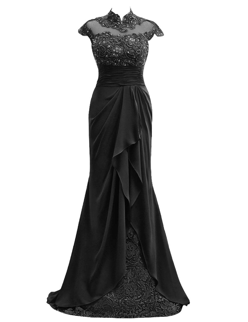 Elegant Mother of The Bride Dresses - Lace Beaded Evening Gown for Wedding Guest, Formal Occasions & Special Events | Perfect for Weddings, Galas, Proms & Black Tie Parties