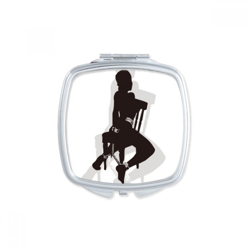 Hot Beautiful Women Square Mirror - Portable Compact Pocket Makeup Mirror with Double Sided Glass for Travel, Home & Office Use