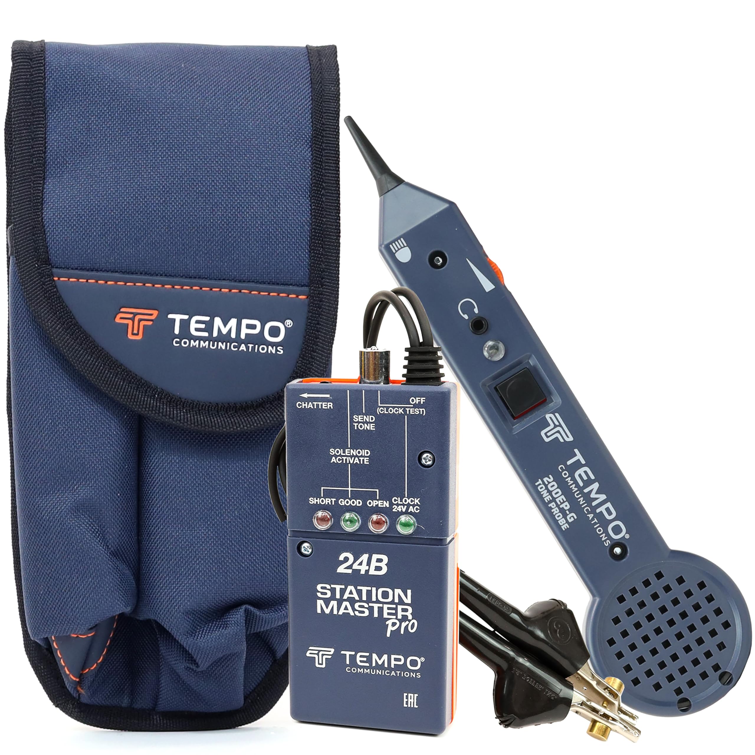 TEMPO Station Master Pro Irrigation System Tester - Professional Solenoid Activator, Valve Locator & Tone Generator for Sprinkler Systems | Perfect for Lawn Care, Golf Courses & Landscape Maintenance (24BK)