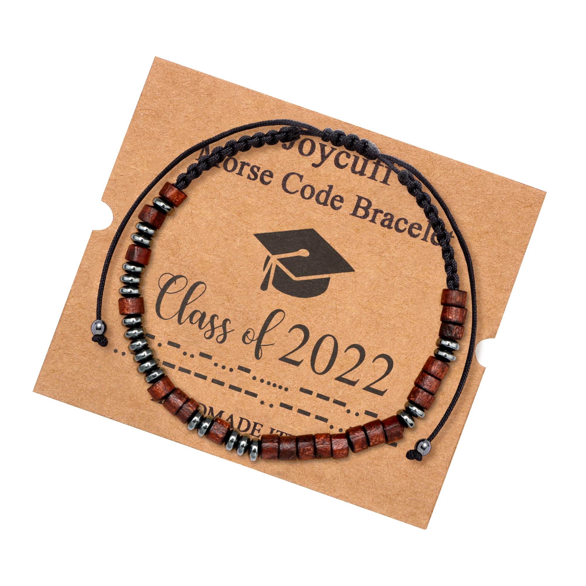 **JoycuFF Morse Code Bracelet for Women - Inspirational Beaded Wrap Jewelry, Birthday & Christmas Gift for Mom, Aunt, Daughter, Sister, Best Friend - Perfect for Daily Wear & Special Occasions**