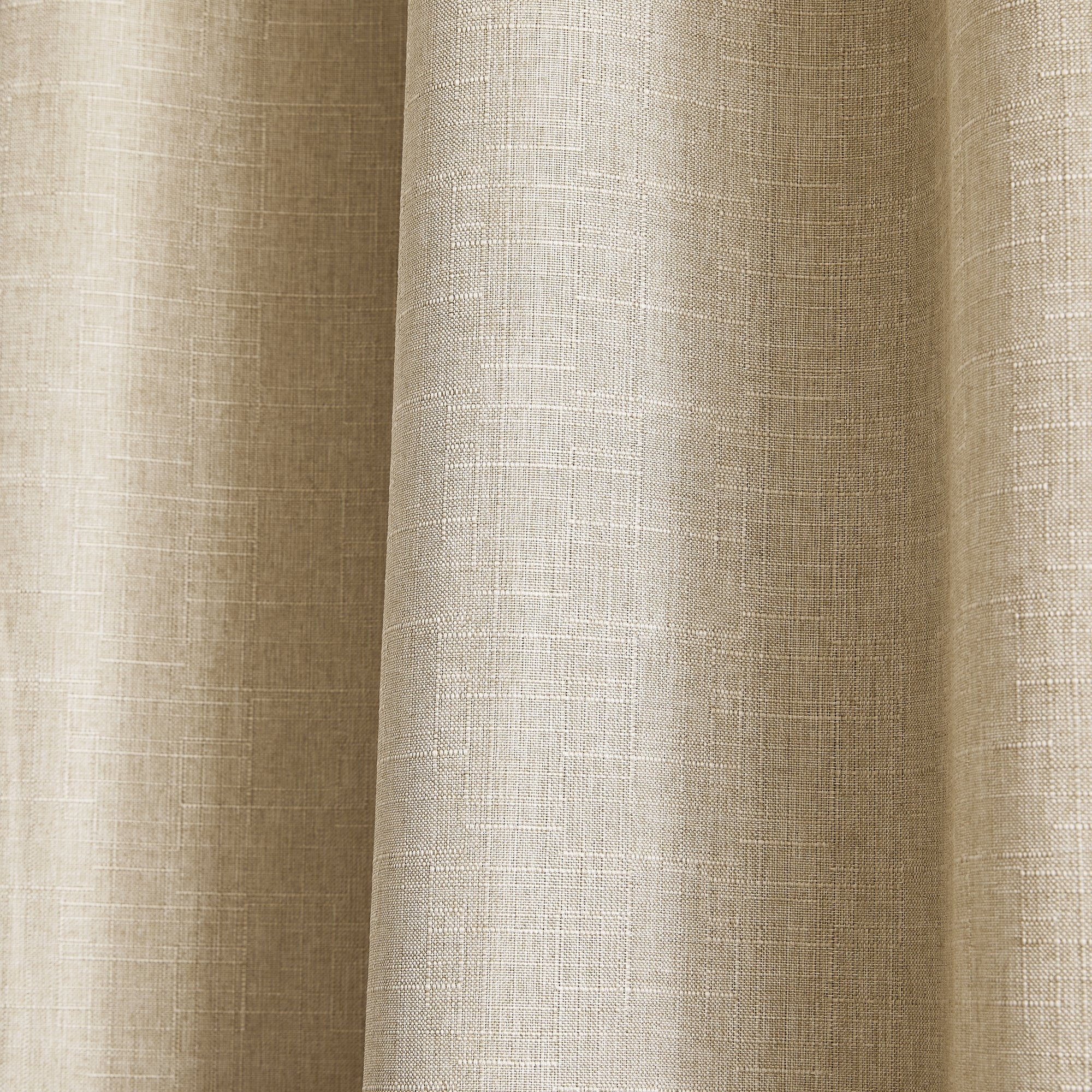 Meena Slub 100% Blackout Window Curtain Panels for Bedroom & Living Room - Thermal Insulated Light Blocking Drapes for Better Sleep & Privacy