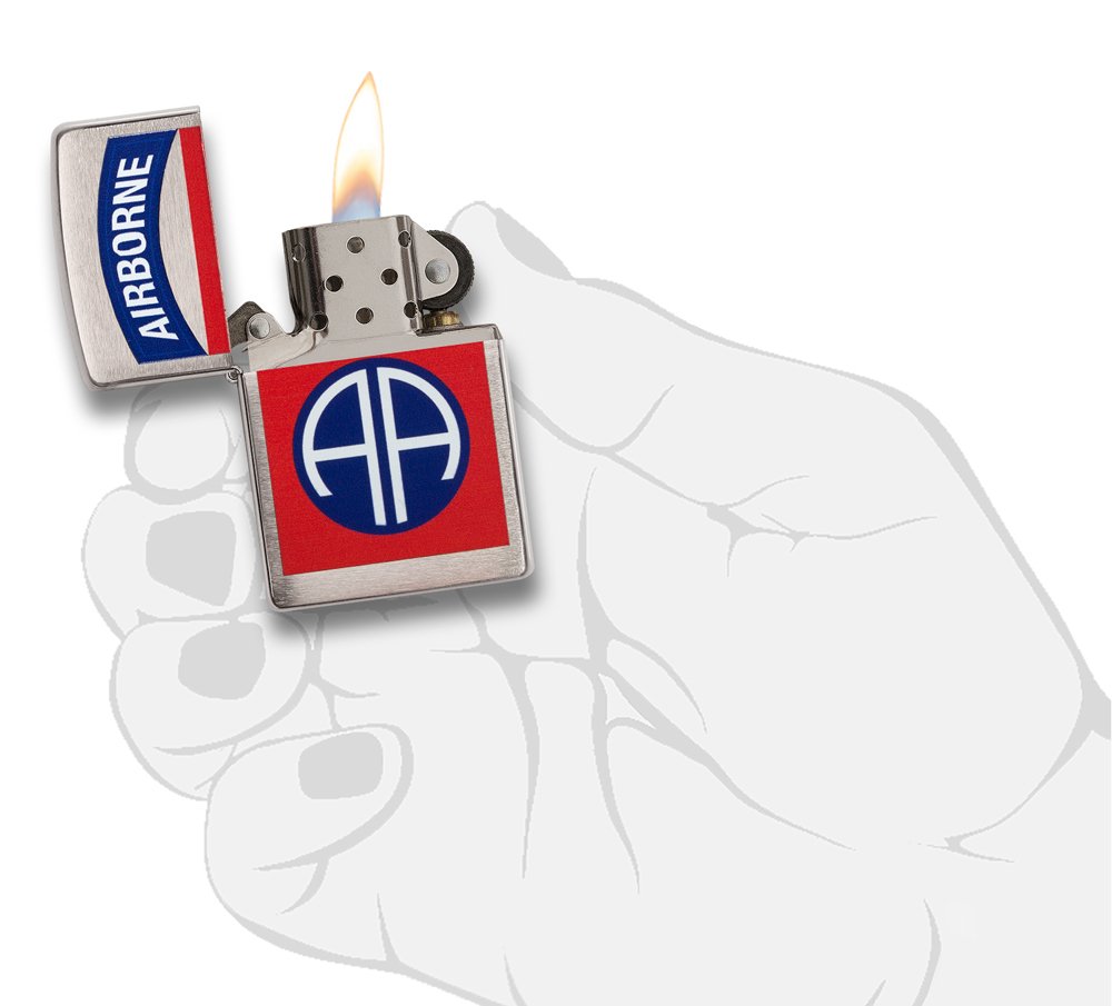 Zippo Army Windproof Lighter - Classic Military Design, Refillable & Durable - Perfect for Outdoor Adventures, Camping & Survival Gear