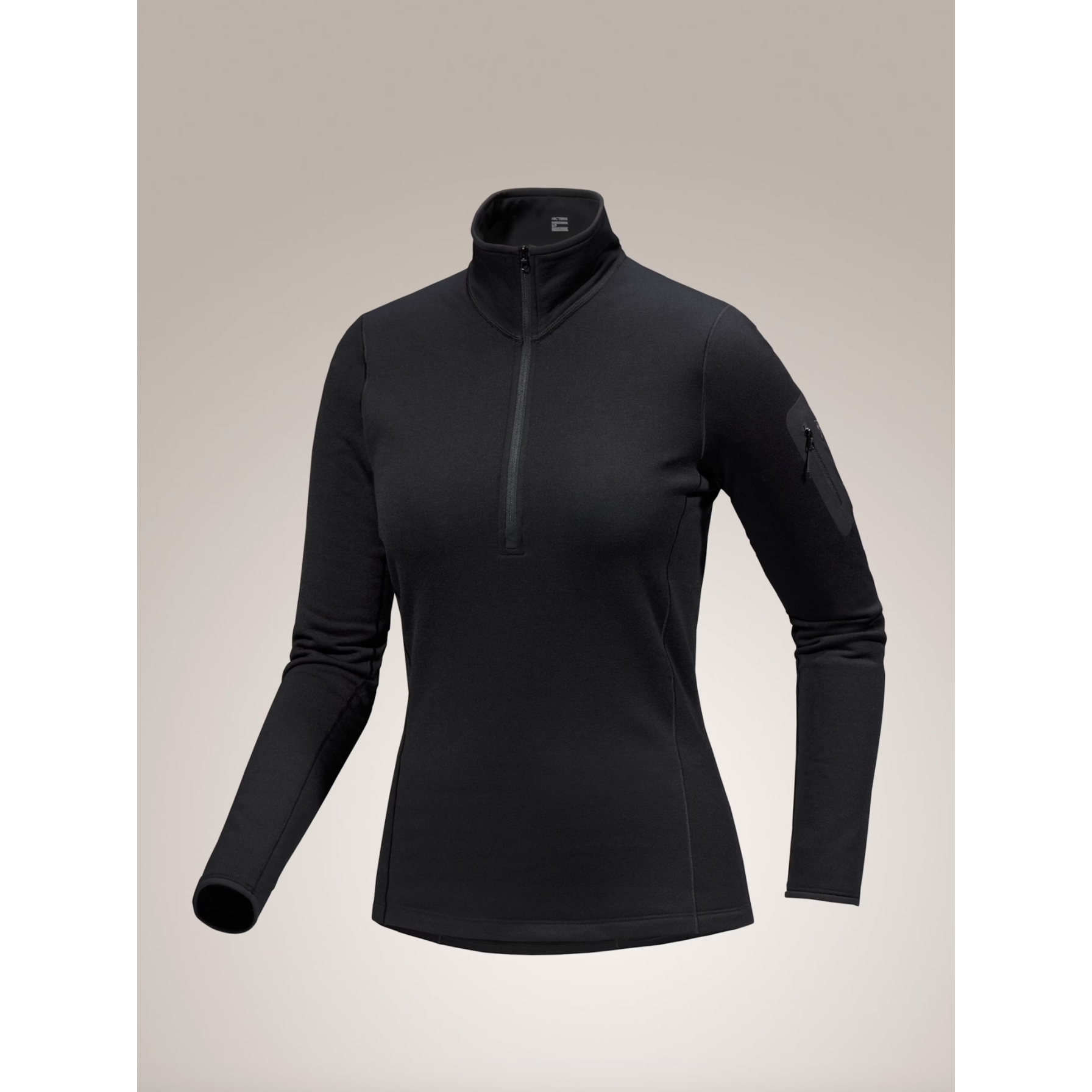 Arc'teryx Women's Kyanite Baselayer Zip Neck - Lightweight Fleece Jacket for Hiking, Running & Outdoor Activities | Moisture-Wicking & Breathable Mid Layer