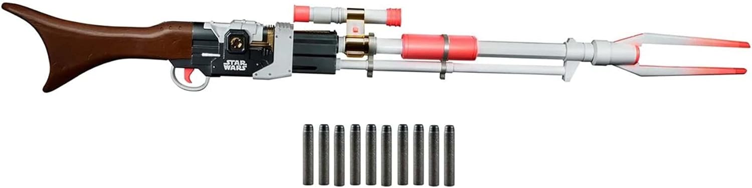 NERF Star Wars The Mandalorian Amban Phase-Pulse Blaster Toy Gun - Official Replica for Kids & Collectors | Outdoor Play, Cosplay & Nerf Battles