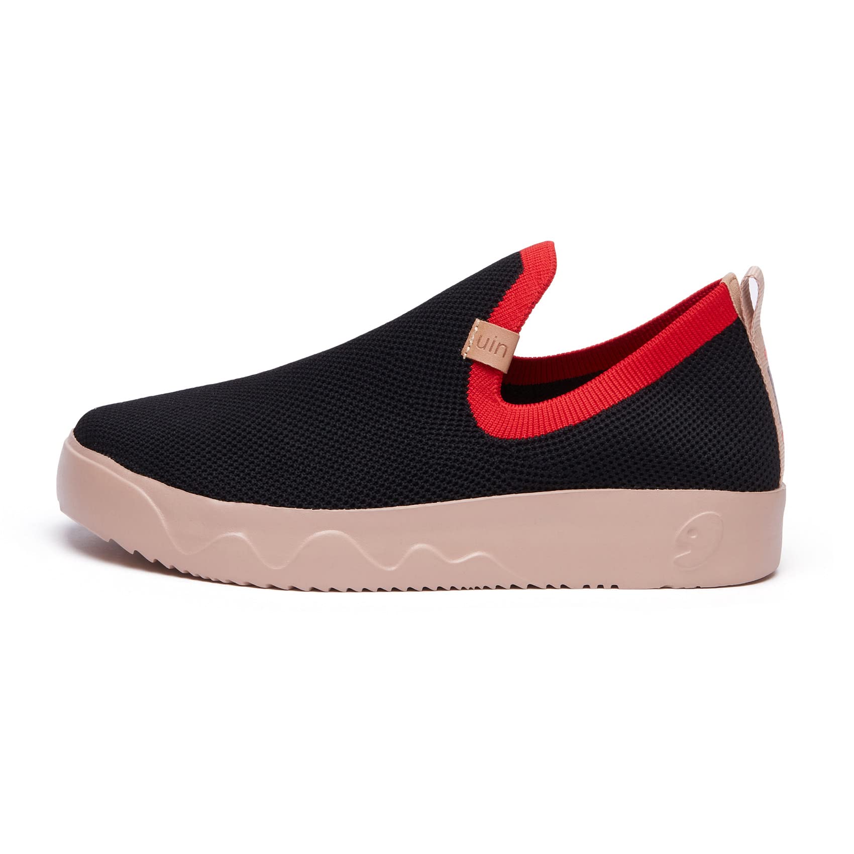 UIN Women's Art Painted Slip-On Knit Loafers - Lightweight Comfortable Travel Shoes & Fashion Sneakers for Walking, Casual Outfits and Vacation Wear