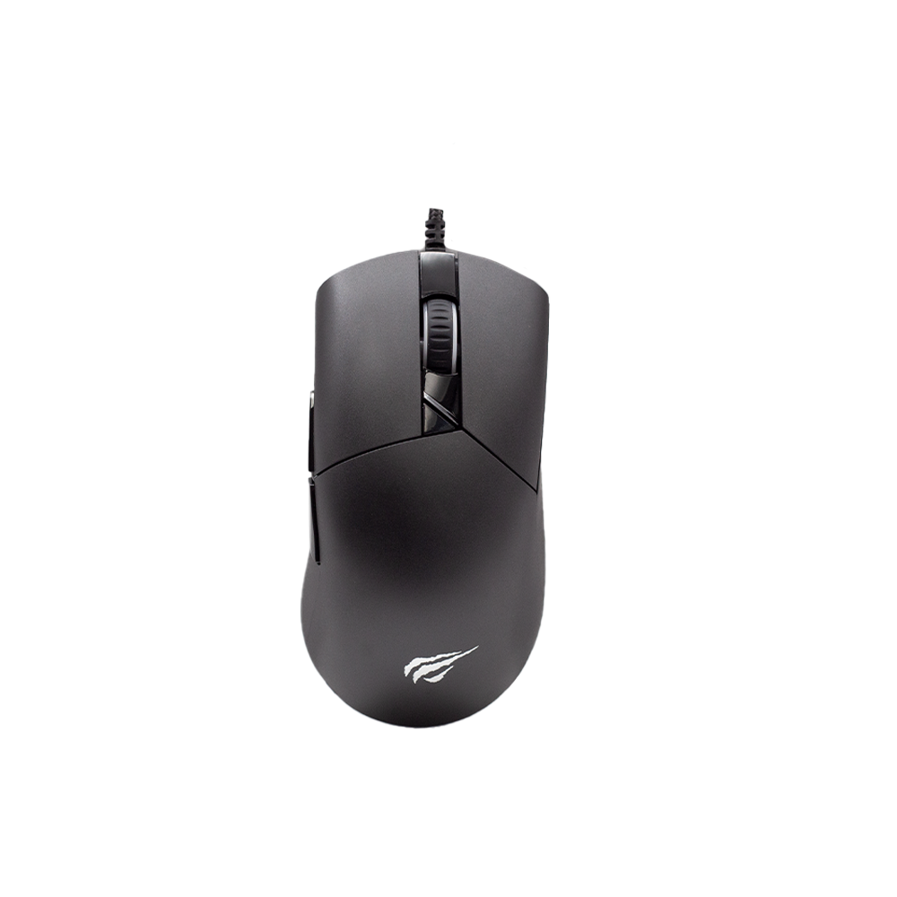 Havit HV-MS1038 BK Wired Gaming Mouse with RGB Lighting - High Precision, Ergonomic Design for PC Gamers - Perfect for FPS, MOBA, and Esports Gaming