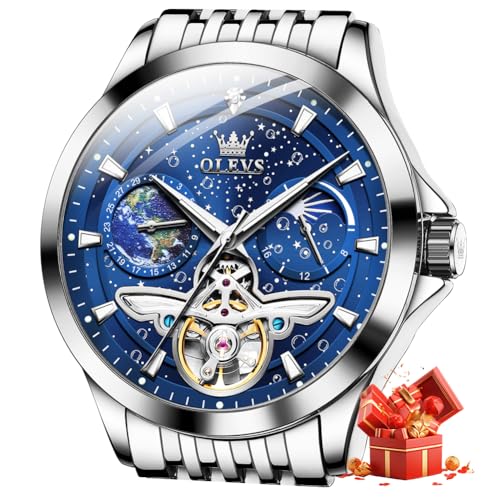 G6705: Silver strap & blue dial