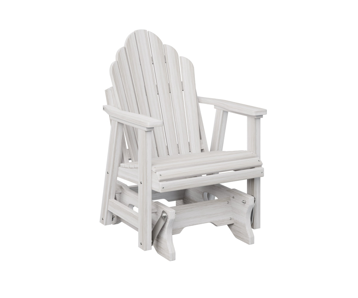Berlin Gardens Cozi Back Single Glider - Comfortable Outdoor Rocking Chair for Patio, Porch & Garden Relaxation | Perfect for Reading, Lounging & Enjoying Nature