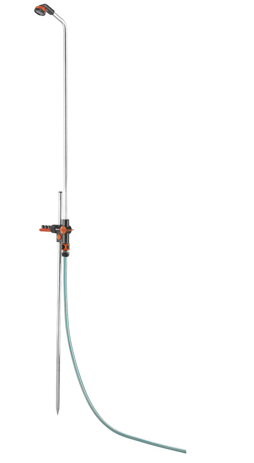 GARDENA Garden Shower Duo Set - Adjustable Spray Nozzle with Comfort Grip for Outdoor Plants, Lawn & Car Washing - Perfect for Gardening, Patio Cleaning & Pet Bathing