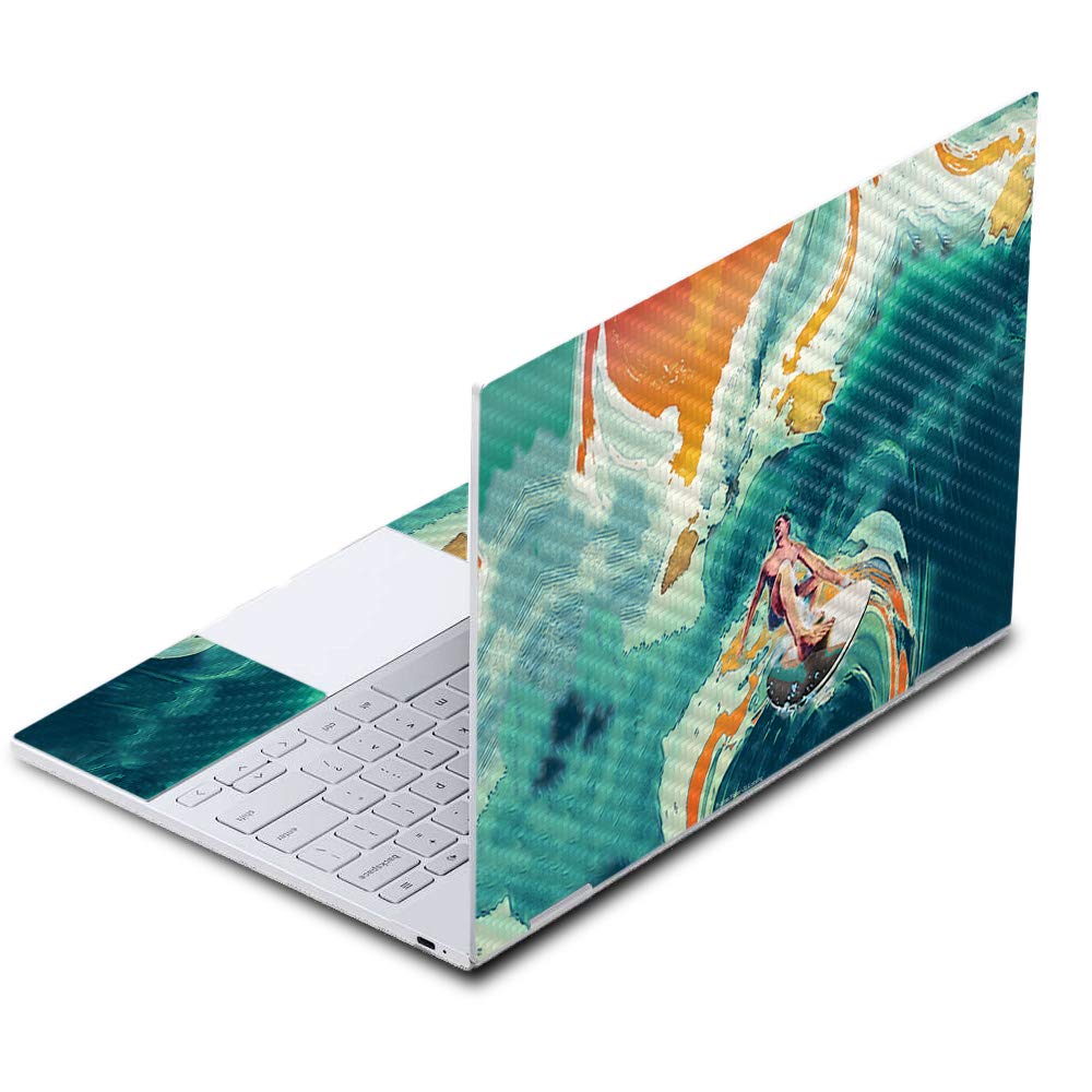Premium Carbon Fiber Skin for Google Pixelbook - Acid Surf Design | Durable Protective Cover with Textured Finish | Easy to Apply & Remove | Made in USA | Perfect for Work, Travel & Everyday Use