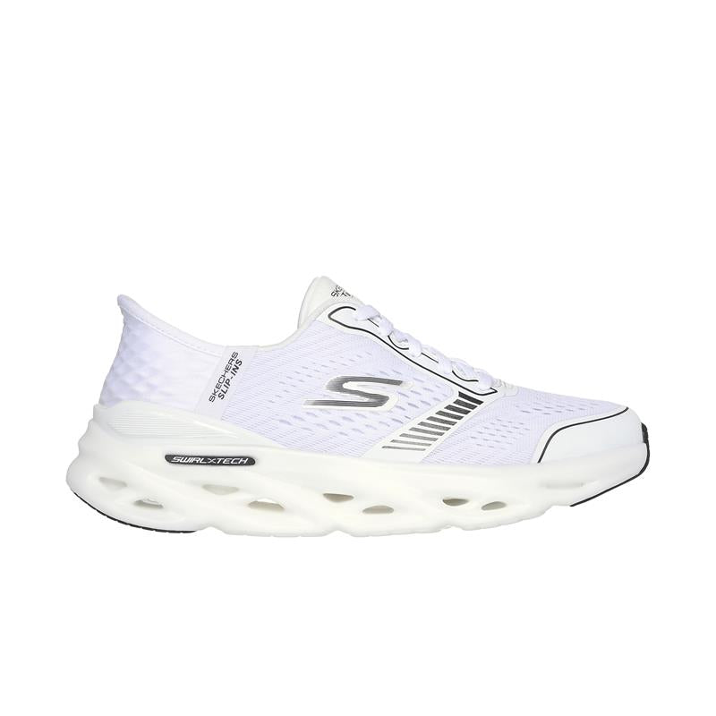 SLIP INS Running Shoes - GO RUN SWIRL TECH SPEED Lightweight Athletic Sneakers for Men & Women - 129505/WBK - Perfect for Jogging, Gym Workouts & Daily Wear