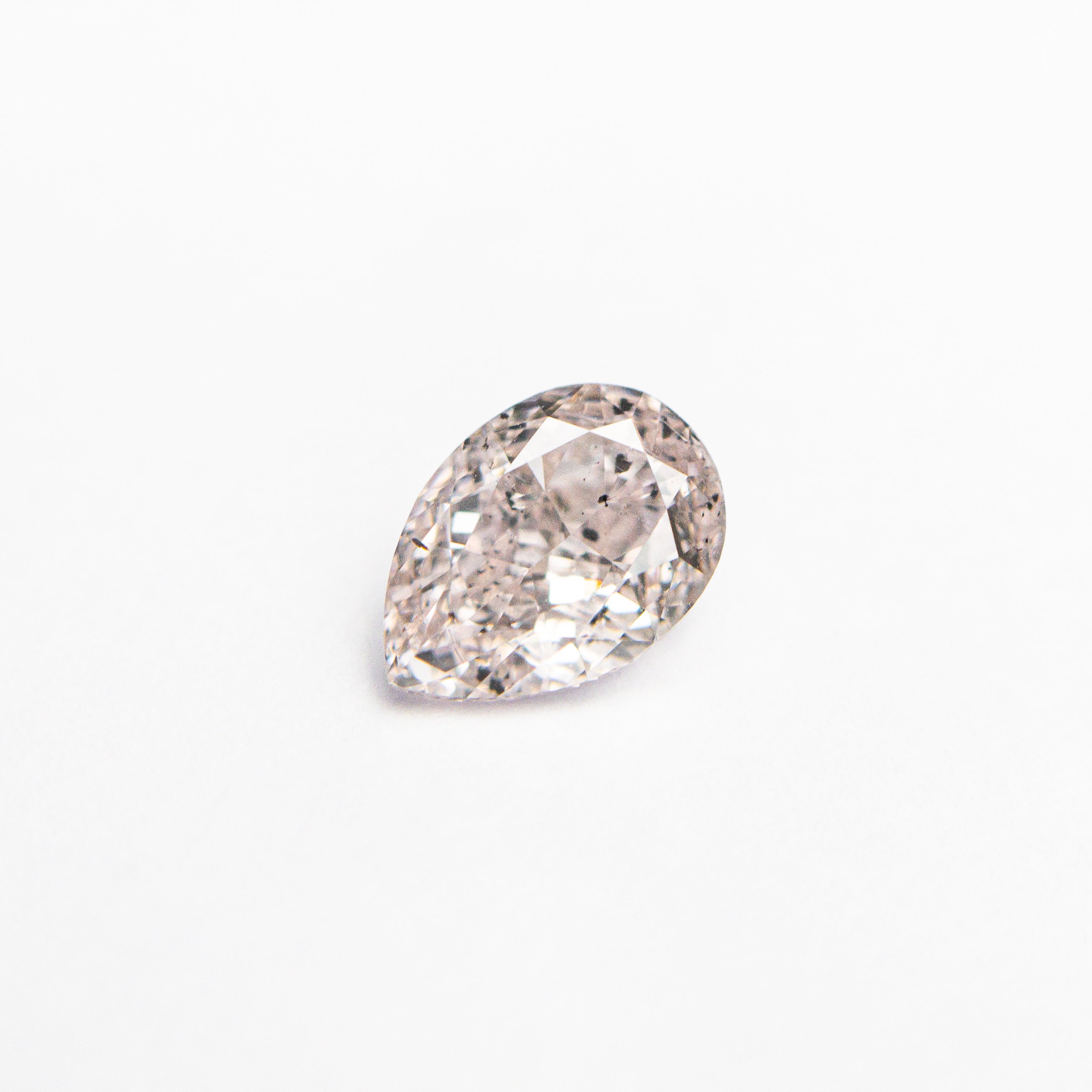 0.45ct Faint Pink Pear Brilliant Cut Diamond - 5.87x4.07x2.54mm | US Imported Loose Gemstone for Engagement Rings & Jewelry Making