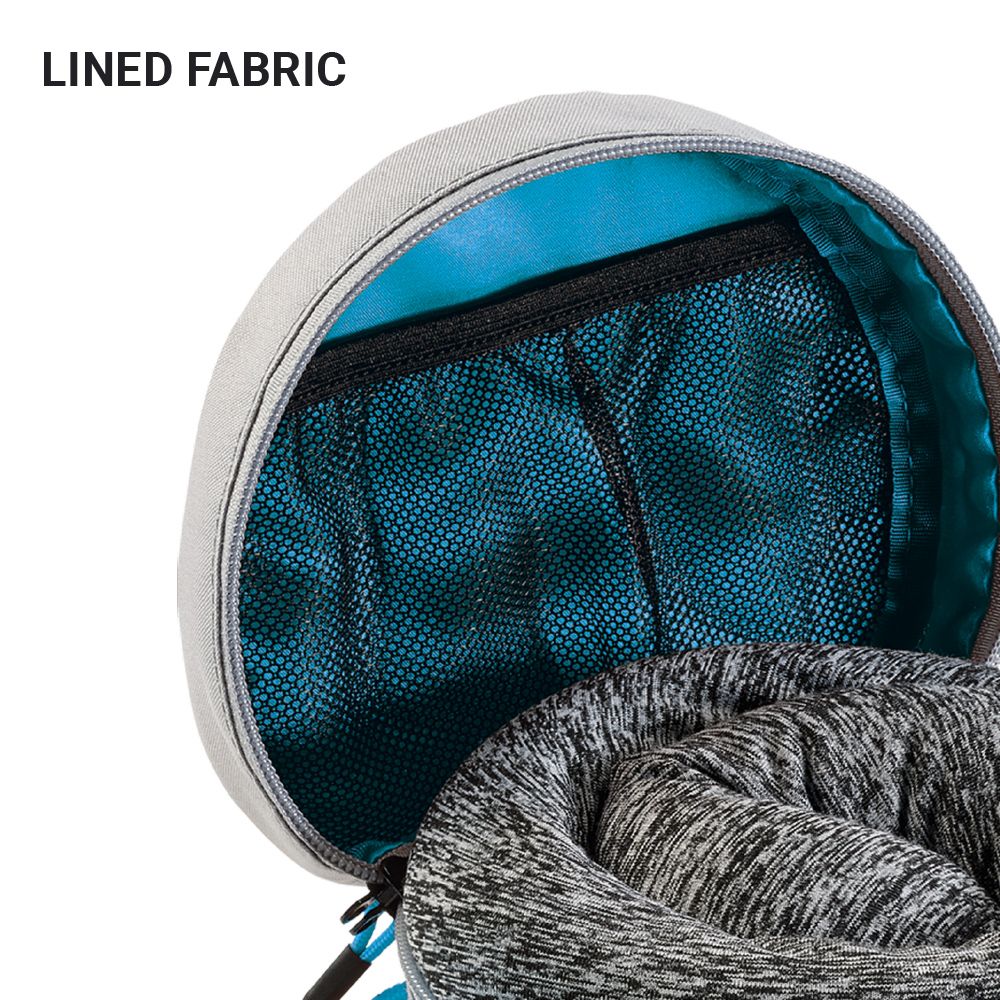 Go Travel Universal Pillow Packer - Compact & Comfortable Travel Pillow for Airplane, Car, and Office Use - Perfect for Neck Support on Long Flights and Road Trips