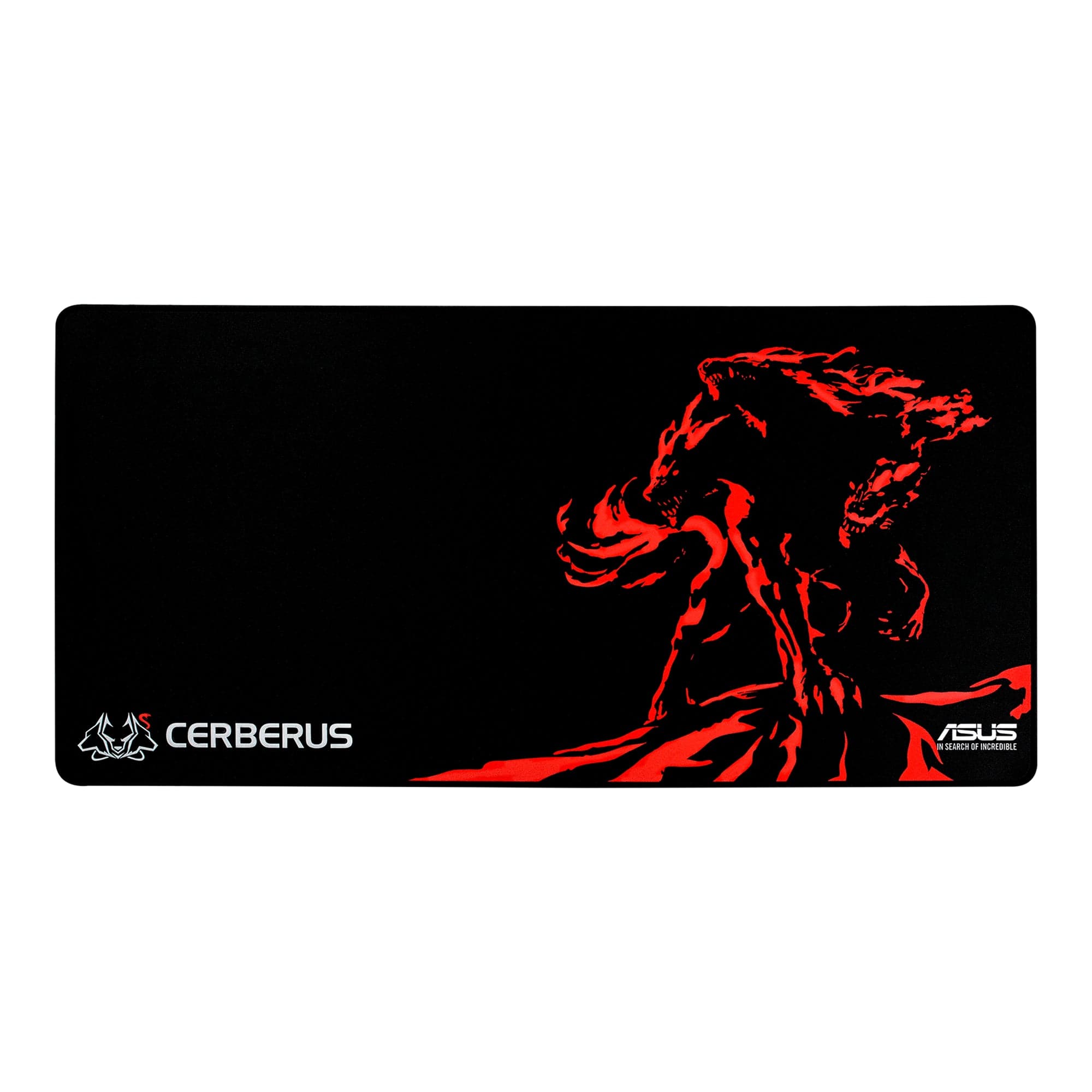 ASUS Cerberus Pad Mini Gaming Mouse Pad - Red, Non-Slip Rubber Base, Smooth Surface for Precision Control - Perfect for PC, Laptop, and Office Use