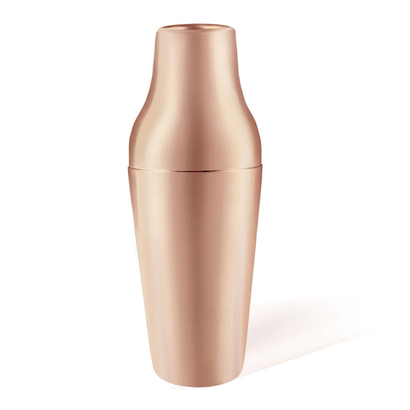 BARCONIC® French Style 2-Piece Cocktail Shaker Set - 20oz Stainless Steel with Color Options - Perfect for Home Bars, Mixing Drinks & Professional Bartending