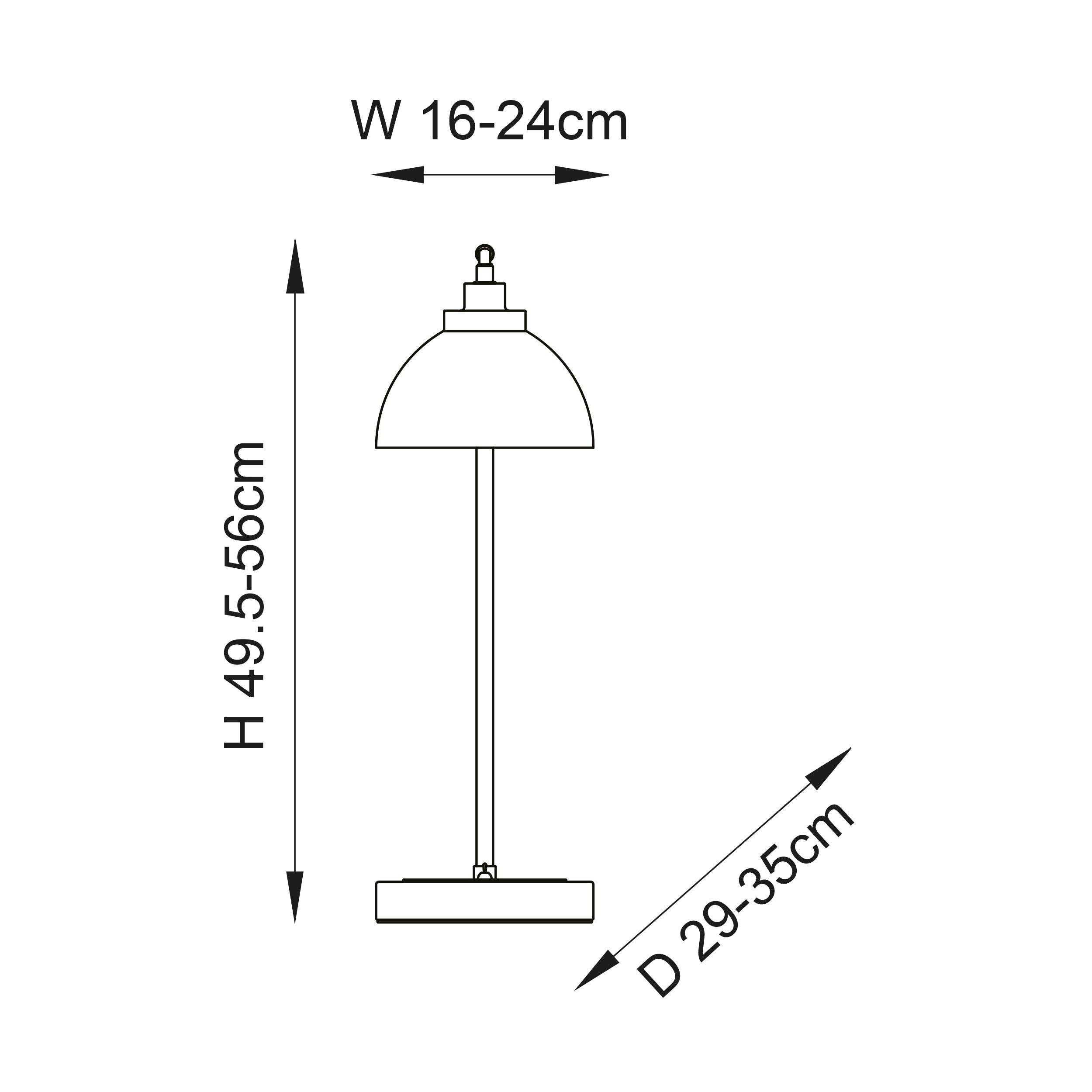 Caspa Nickel & Smoked Mirror Glass Shade Task Table Lamp - Modern Desk Lighting for Home Office, Study Room & Bedside Reading
