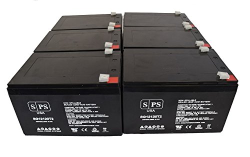 12V 12Ah Rechargeable Replacement Battery for Kid TRAX Ride-On Cars - 6 Pack | Long-Lasting Power for Electric Toys | Perfect for Kids' Ride-On Vehicles, Power Wheels & Outdoor Play