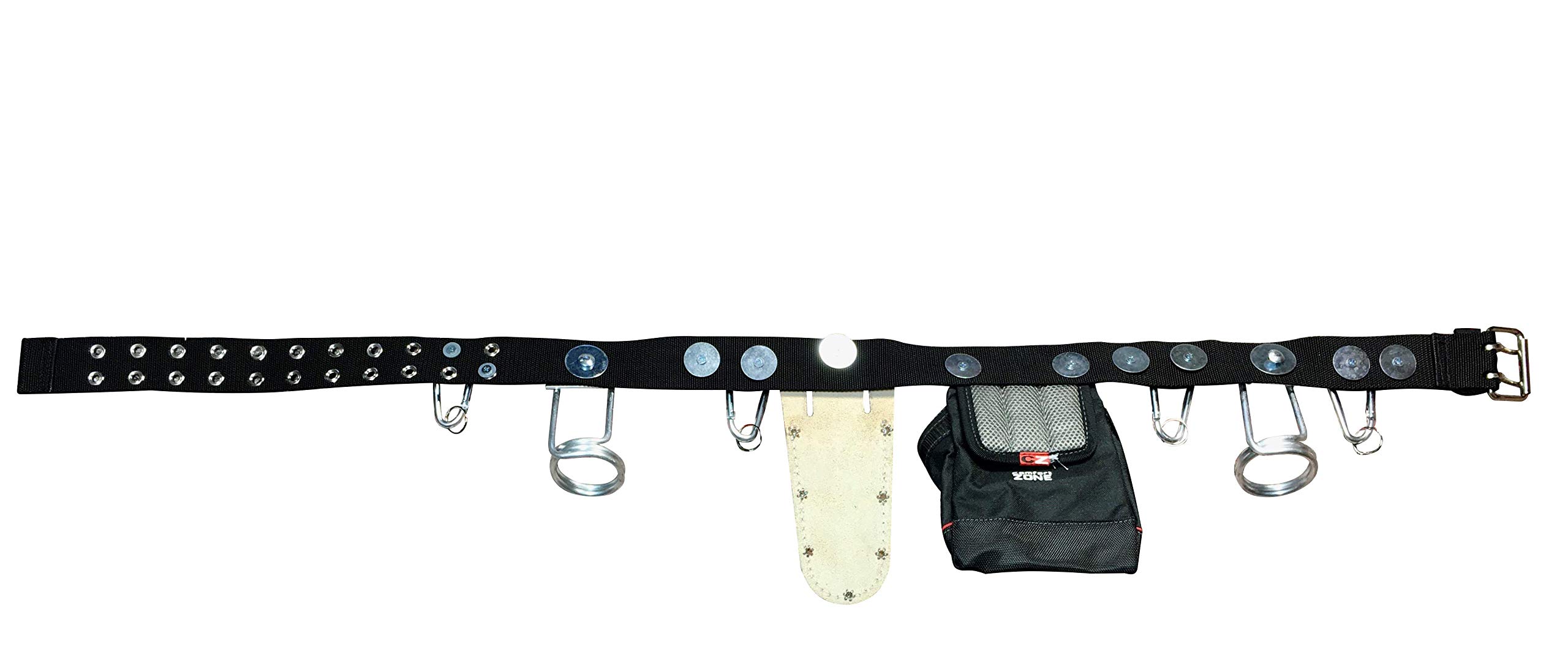 MRNOLA Professional Scaffold Tool Belt for Construction Workers - Adjustable Waist Size 30-44 Inches - Heavy Duty Utility Belt for Carpentry, Roofing & Renovation Projects