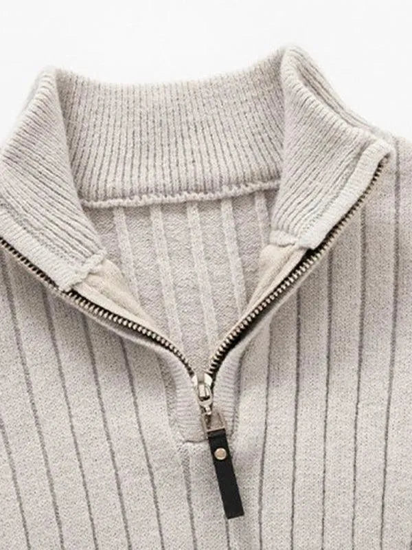 Premium Stretch Men's Turtleneck Sweater - Comfortable Slim Fit Winter Knit Top for Casual Wear & Office Outfits