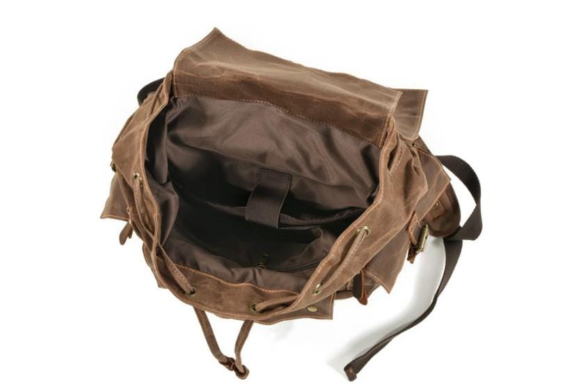 Durable Canvas Backpack for Men - Stylish & Water-Resistant Laptop Bag for Work, Travel & College - Perfect for Commuters & Students