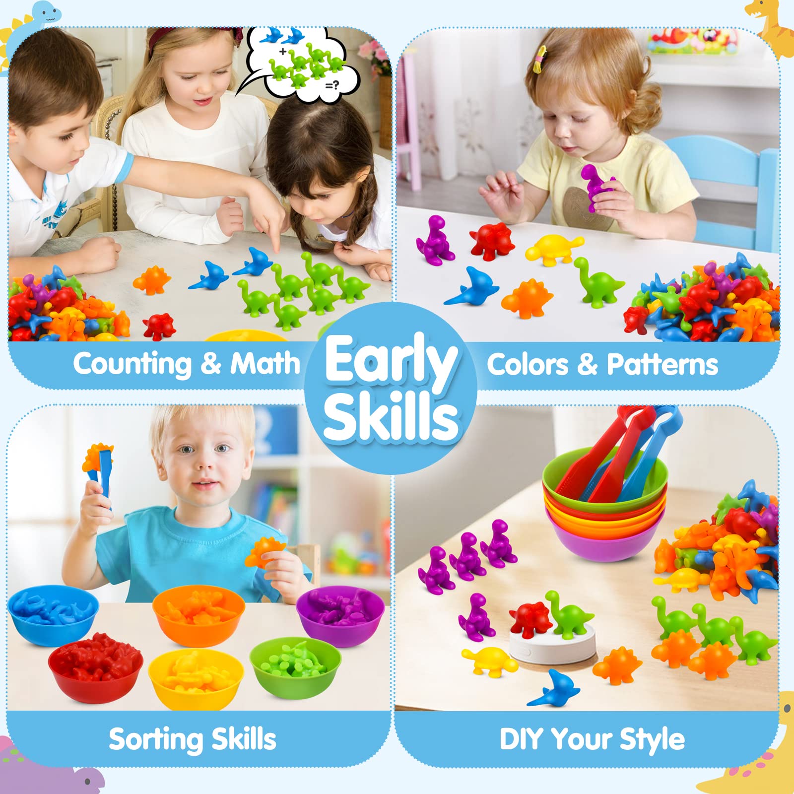 Best Preschool Learning Toys Set for Toddlers - Alphabet, Numbers & Shapes Educational Kit - Perfect for Home, Classroom & Daycare Learning Activities