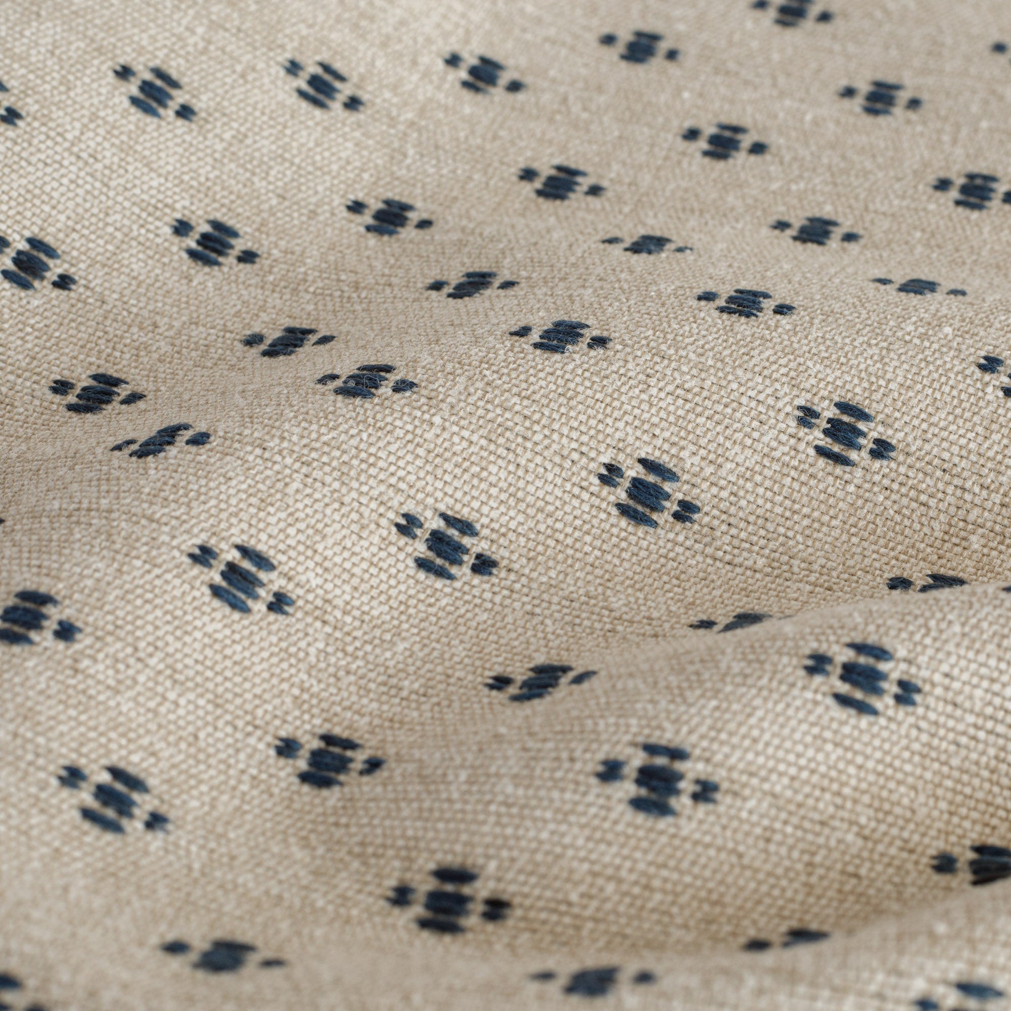 Premium Navy Blue Pierce Fabric - High-Quality Upholstery Material for Sofas, Chairs & Home Decor | Perfect for DIY Projects & Crafting