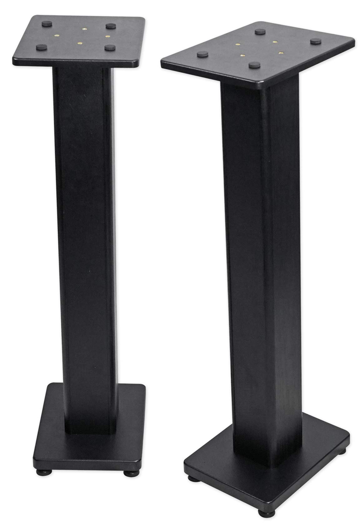 Rockville RHTSB 36-Inch Bookshelf Speaker Stands for Surround Sound & Home Theater - Heavy Duty Black Speaker Stands for Bookshelf Speakers - Perfect for Living Room, Home Theater & Music Studio Setup
