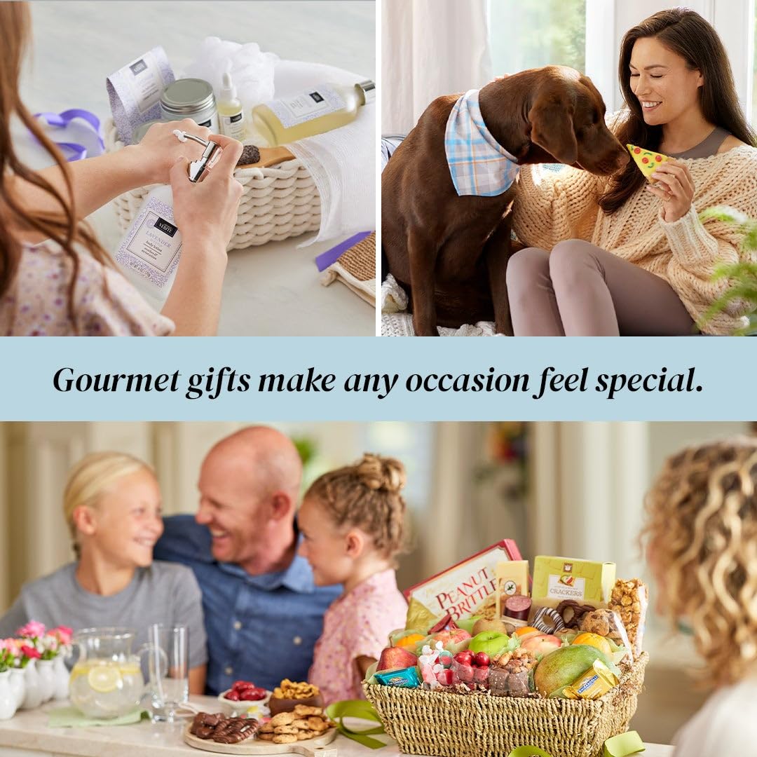 Ghirardelli Chocolate Gift Basket - Assorted Premium Chocolates, Cookies & Cocoa Mix - Perfect Holiday, Birthday & Corporate Gift Idea - Classic Chocolate Chip Cookies, Gourmet Sweets & More in Elegant Red Ribbon Packaging