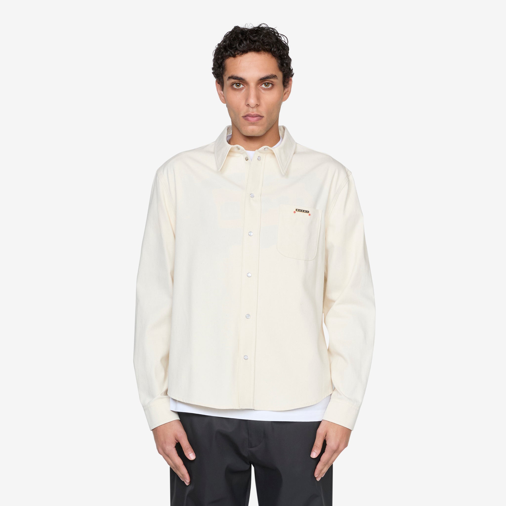 Trunakaroo Long Sleeve Denim Shirt for Men - Vintage Wash Plaid Button Down Shirt with Bone Color - Perfect for Casual Wear, Outdoor Activities & Street Style Fashion
