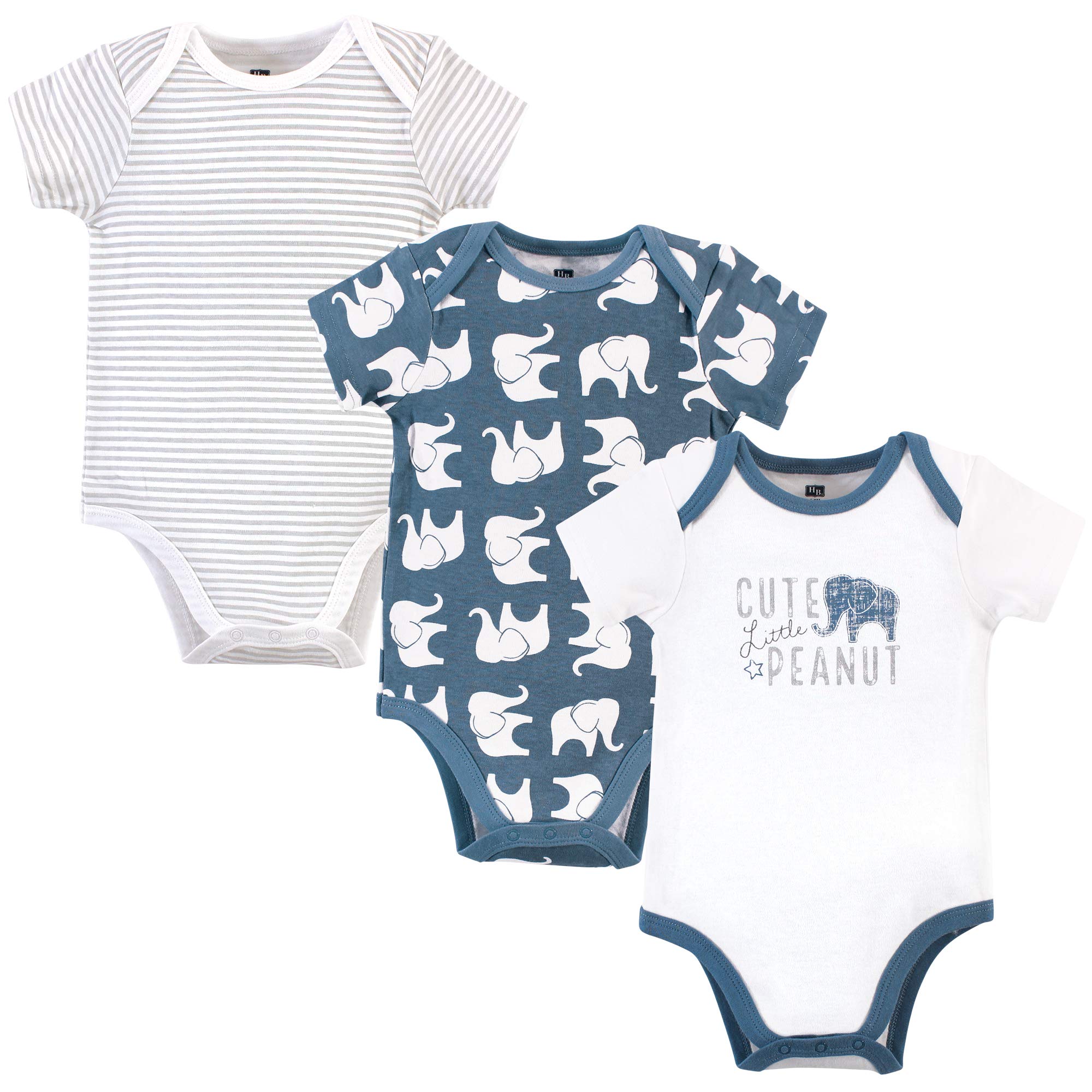 Hudson Baby Unisex Cotton Bodysuits for Newborns & Infants