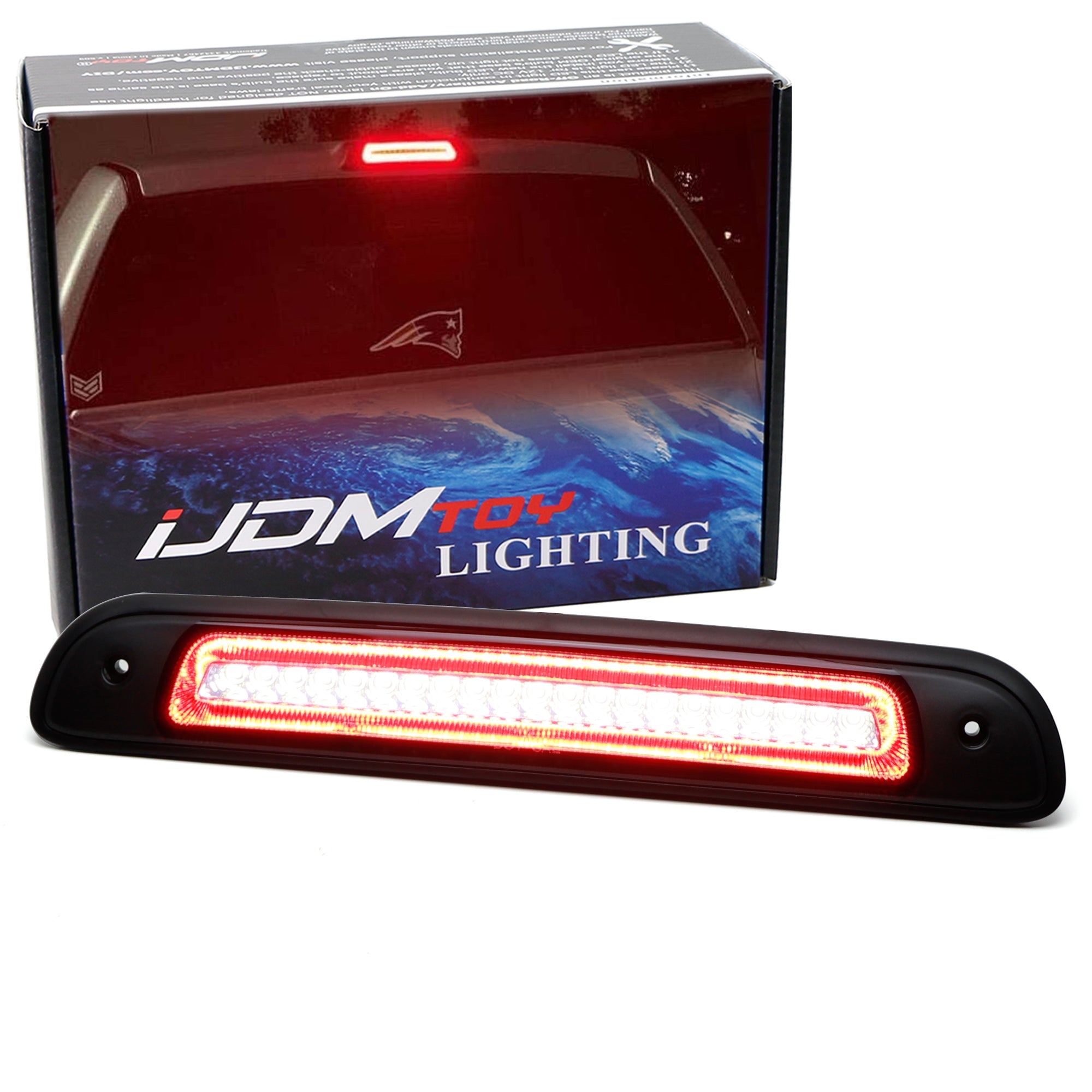 Dark Red Lens F1 Strobe LED High Mount 3rd Brake Light for 2000-2006 Toyota Tundra - Enhanced Safety & Style for Pickup Trucks, Perfect for Night Driving & Car Shows