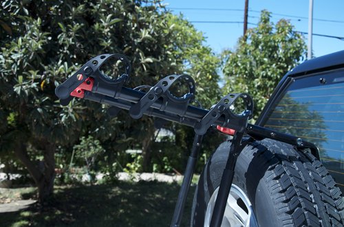 Allen Sports Premier 3-Bike Spare Tire Rack - Model S303 - Heavy Duty Bike Carrier for SUV, Truck & Jeep - Perfect for Road Trips, Camping & Outdoor Adventures