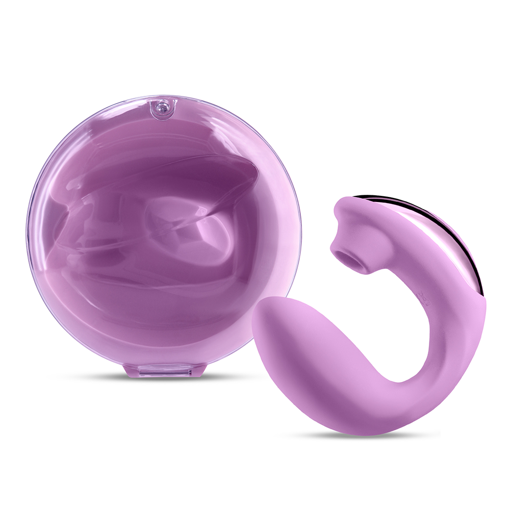 Desire Euphoria Rechargeable G-Spot & Clitoral Stimulator - Powerful Suction Vibrator with 10 Vibration Modes, Waterproof & Travel Case - Perfect for Couples Play & Solo Pleasure